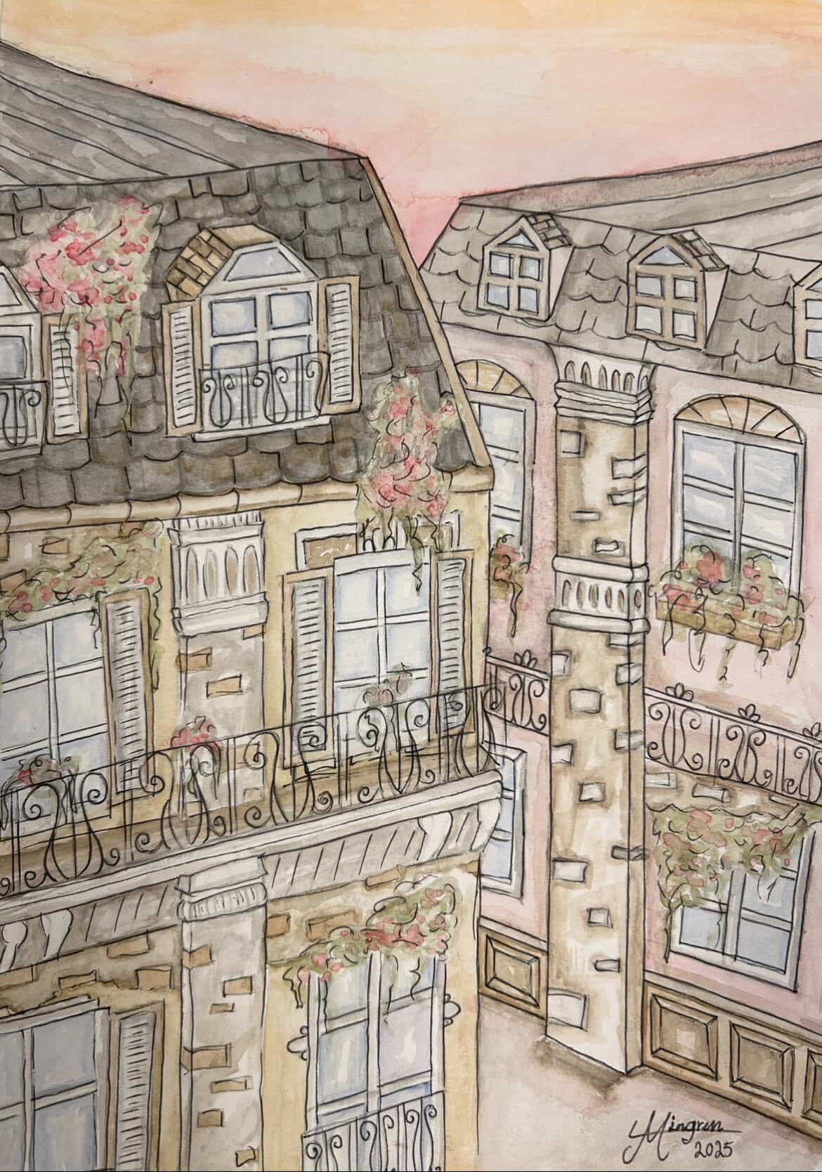 "Över taken i Paris"-Maja Lindgren